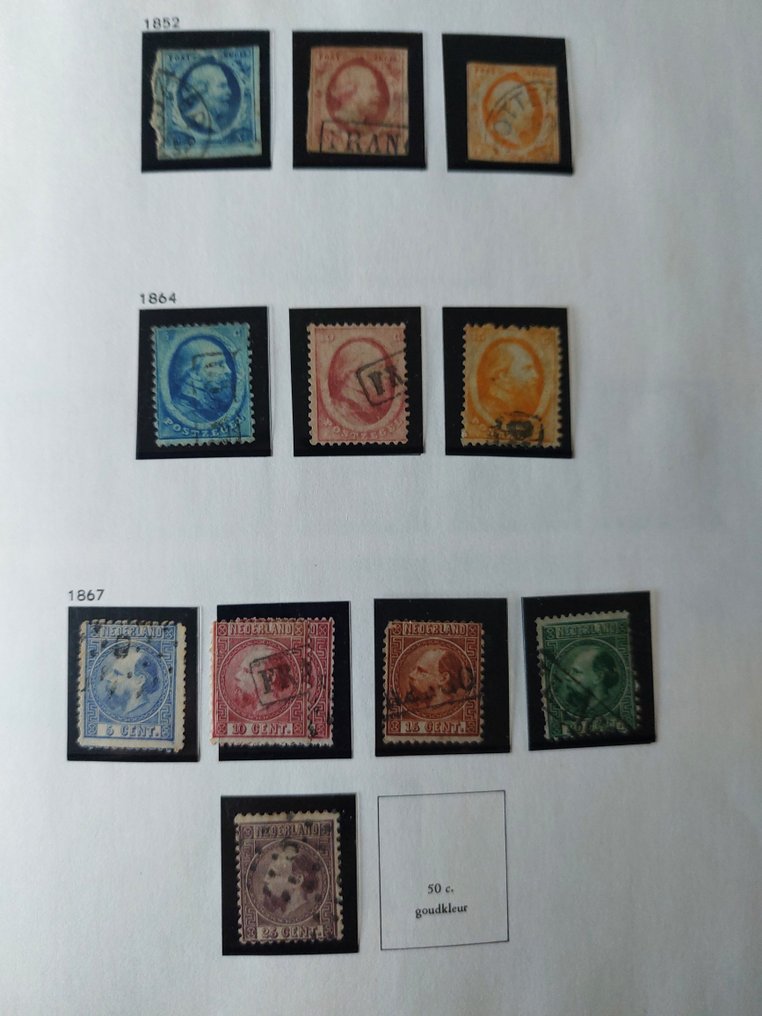 Ολλανδία 1852/2001 - Χρησιμοποιημένη, Αχρησιμοποίητη και Αποξηραμένη Συλλογή #1.0