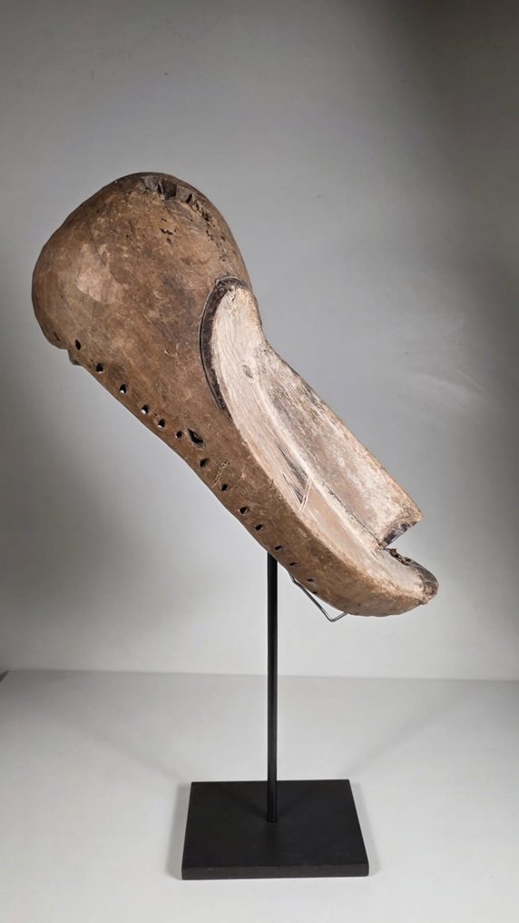 Ξύλινη μάσκα - Fang - Γκαμπόν  (χωρίς τιμή ασφαλείας) #4.3