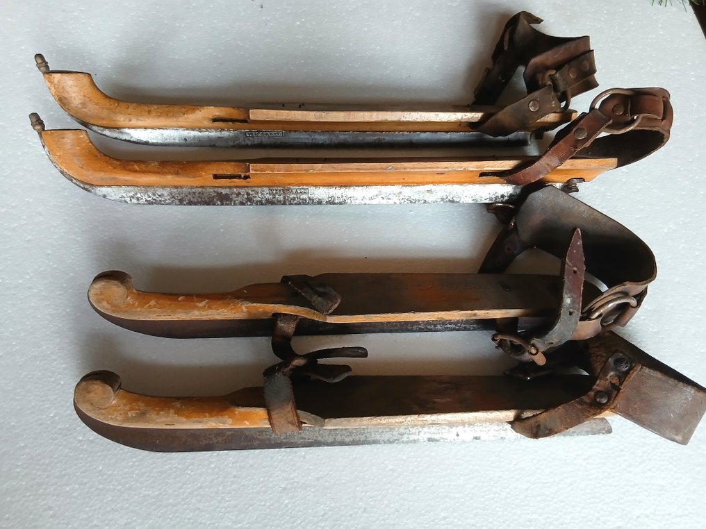 J. Nooitgedacht & zoon. ijlst - Εργαλεία (2) - αντίκες ξύλινες πατίνια #1.0