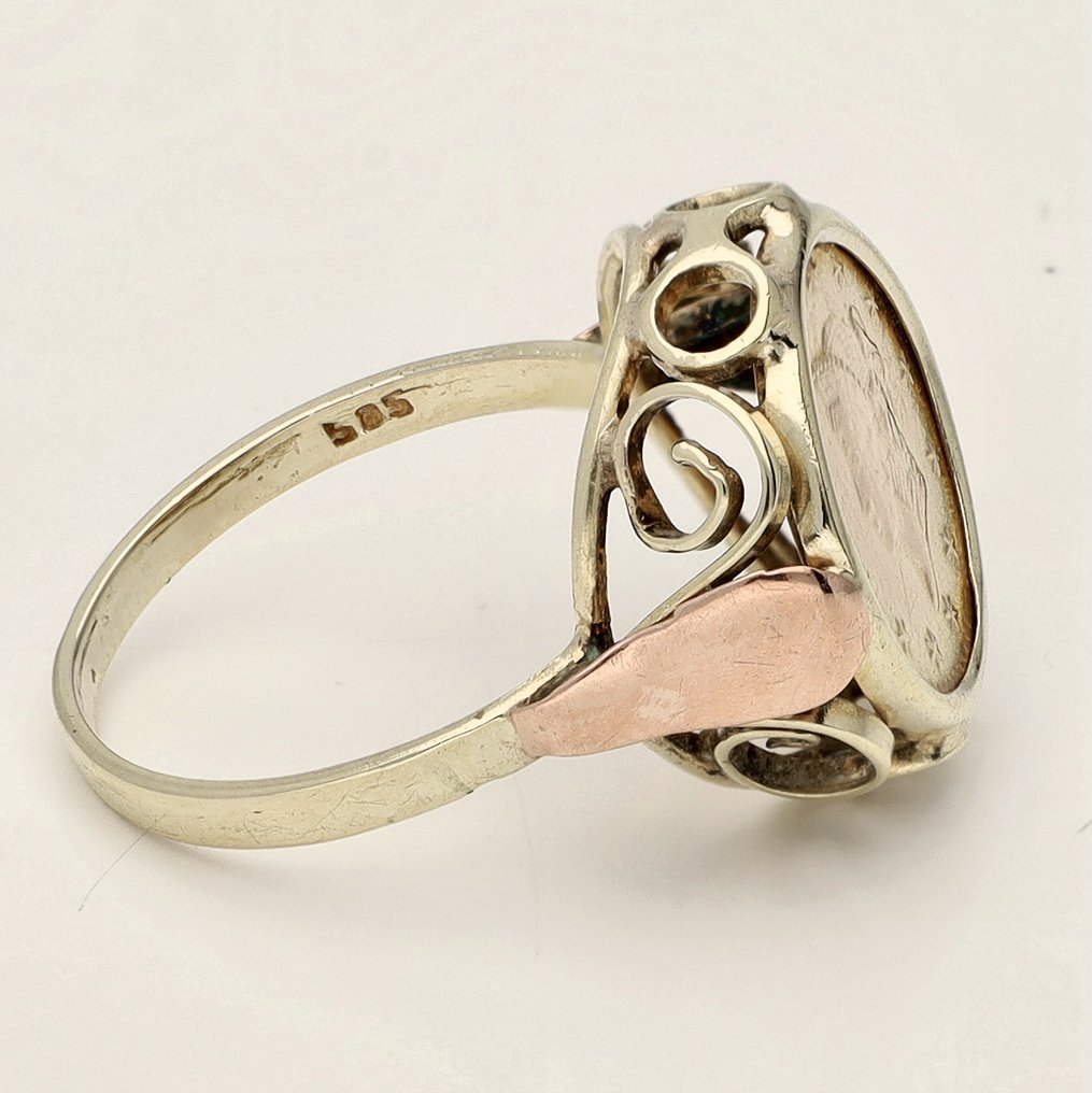 Δαχτυλίδι - 14 καράτια Κίτρινο χρυσό, Ροζ χρυσό #4.3