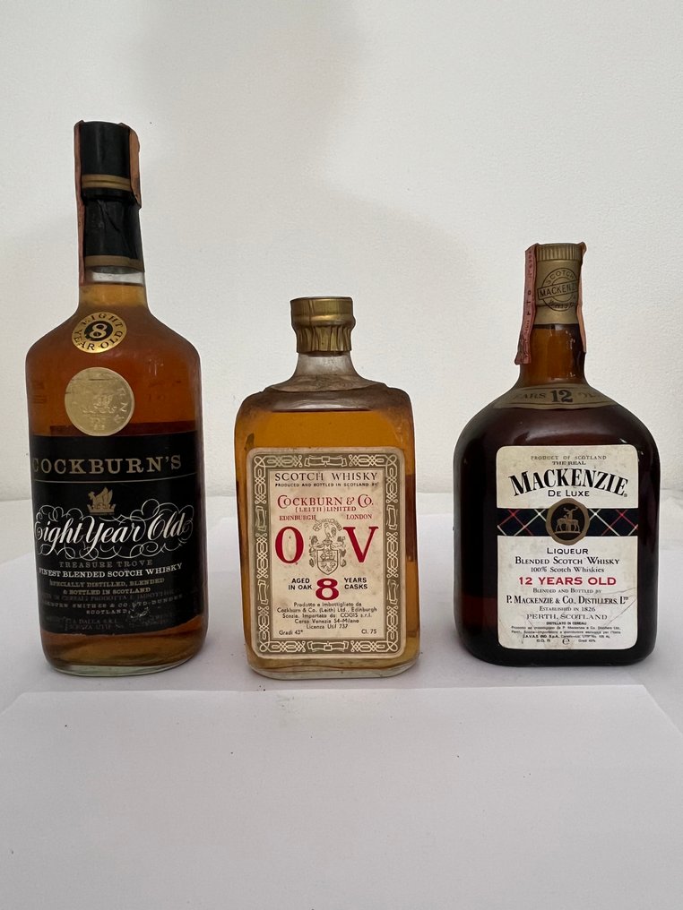 Cockburn 8yo + Mackenzie 12yo 8 years old  - 75 cl - 3 flaskor #1.0