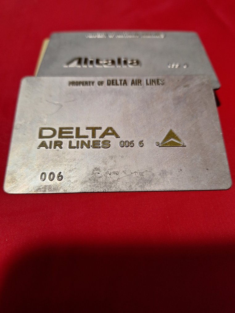 compagnies aériennes - Αναμνηστικά αεροπορικών εταιρειών και αεροδρομίων - 1990-2000 - Αεροπορικές πινακίδες υπολογιστή. #2.1