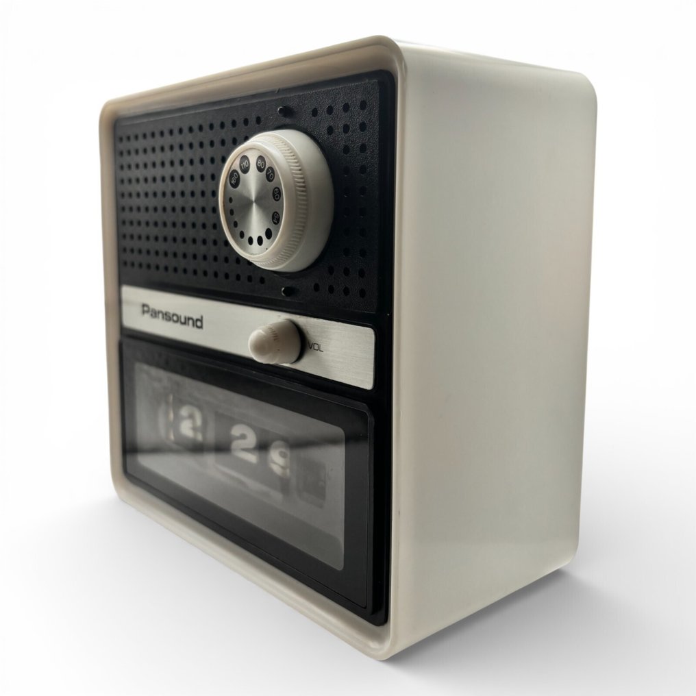 Zegar z klapką - Pansound Space Age Plastik - 1970-1980 - FlipClock Przewijające się liczby #2.1