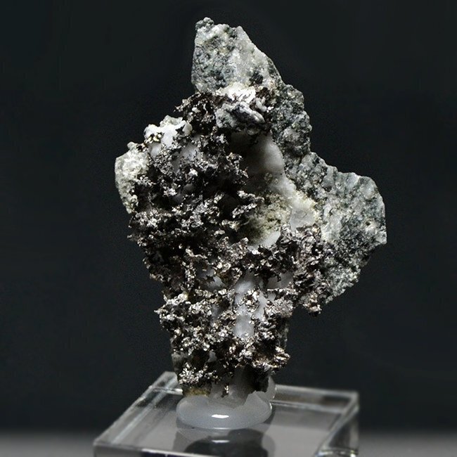 Native Silver after Dyscrasite Specimen - Height: 5 cm - Width: 3 cm- 25 g #2.1