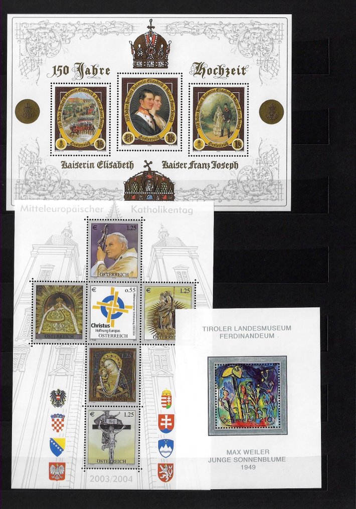Αυστρία 2002/2008 - FRANKATUR: 31 x μπλοκ 2002 - 2008 - ANK 2023: 290,-€ #3.2