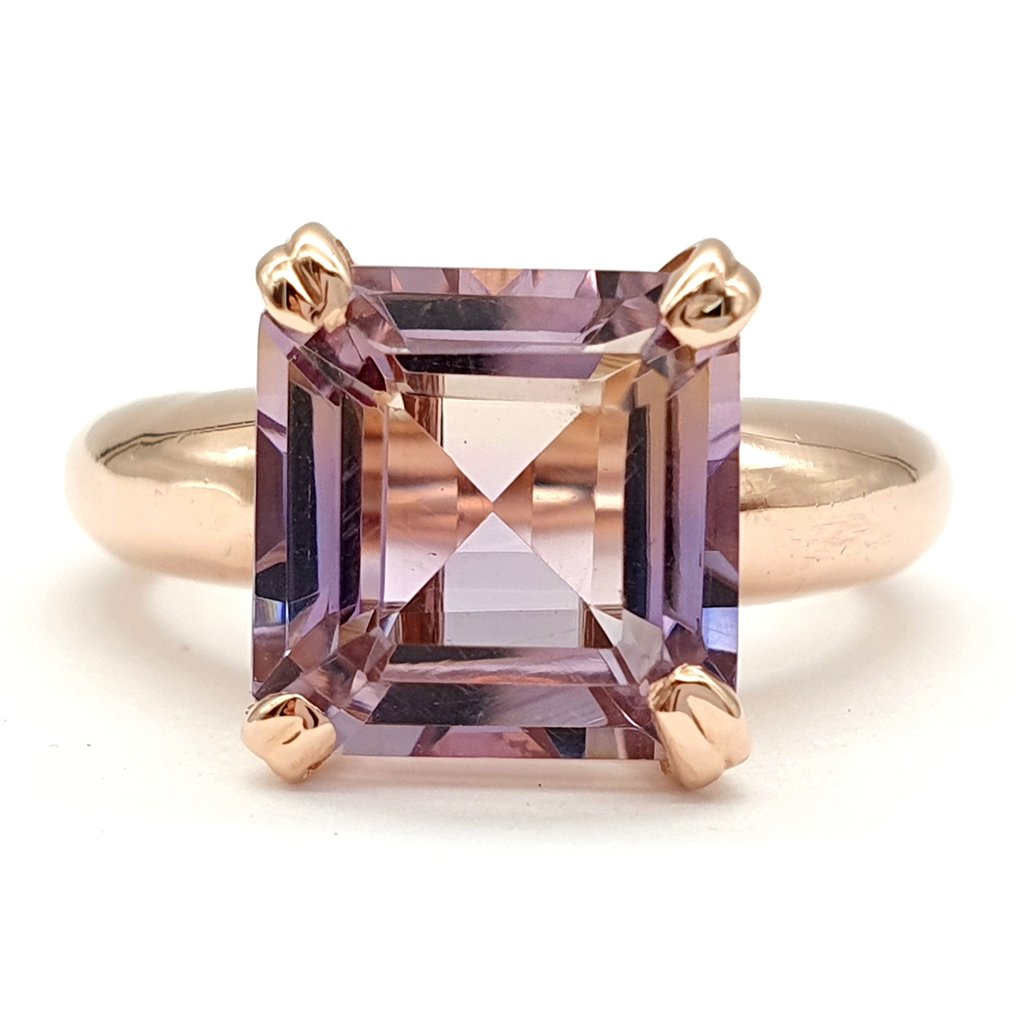 Ring - 14 kt Roségold Ametrin #1.0