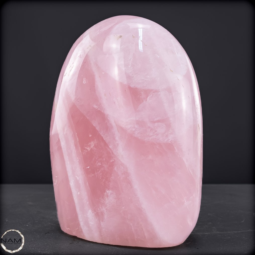 浓郁色彩天然玫瑰石英来自巴西 自由形式- 1351.25 g #2.1