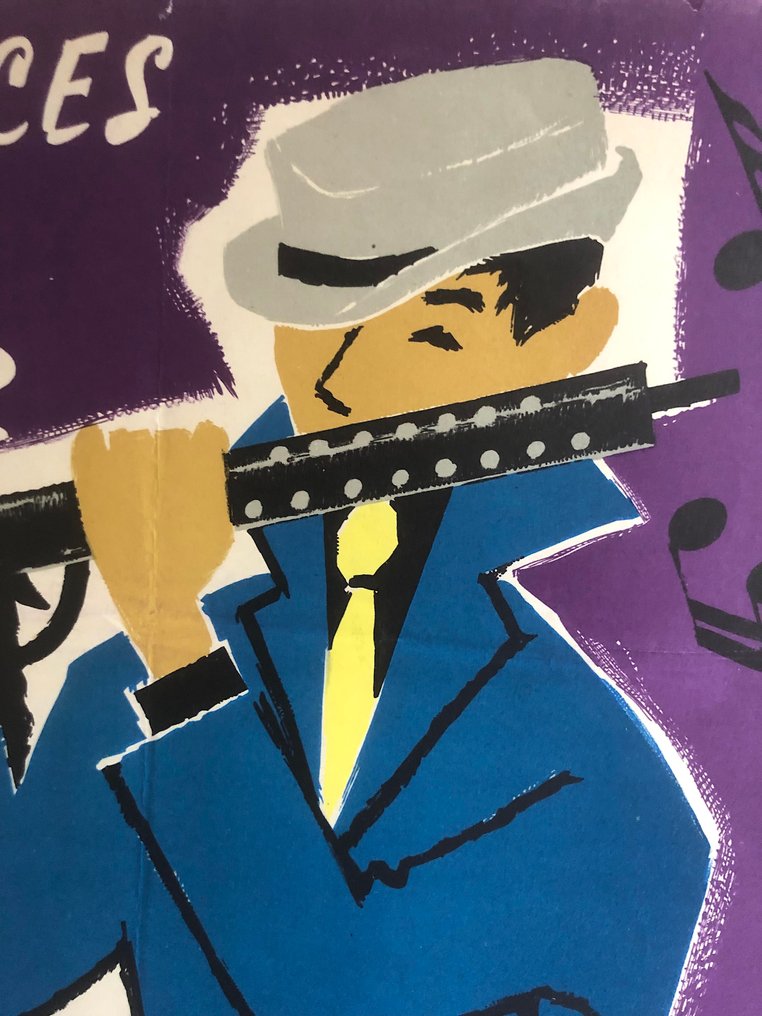 Lefor Openo - Lefor Openo – Les vacances du gangster – Loterie nationale - Affiche originale - 1955 #4.3