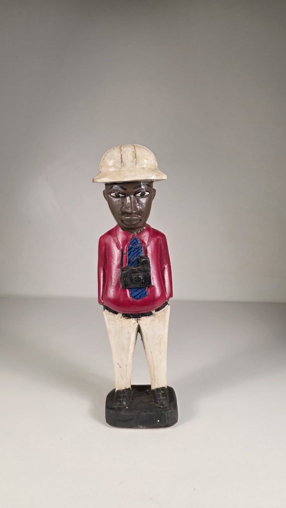 Statue i træ Colon - Yoruba - Nigeria  (Ingen mindstepris) #1.0