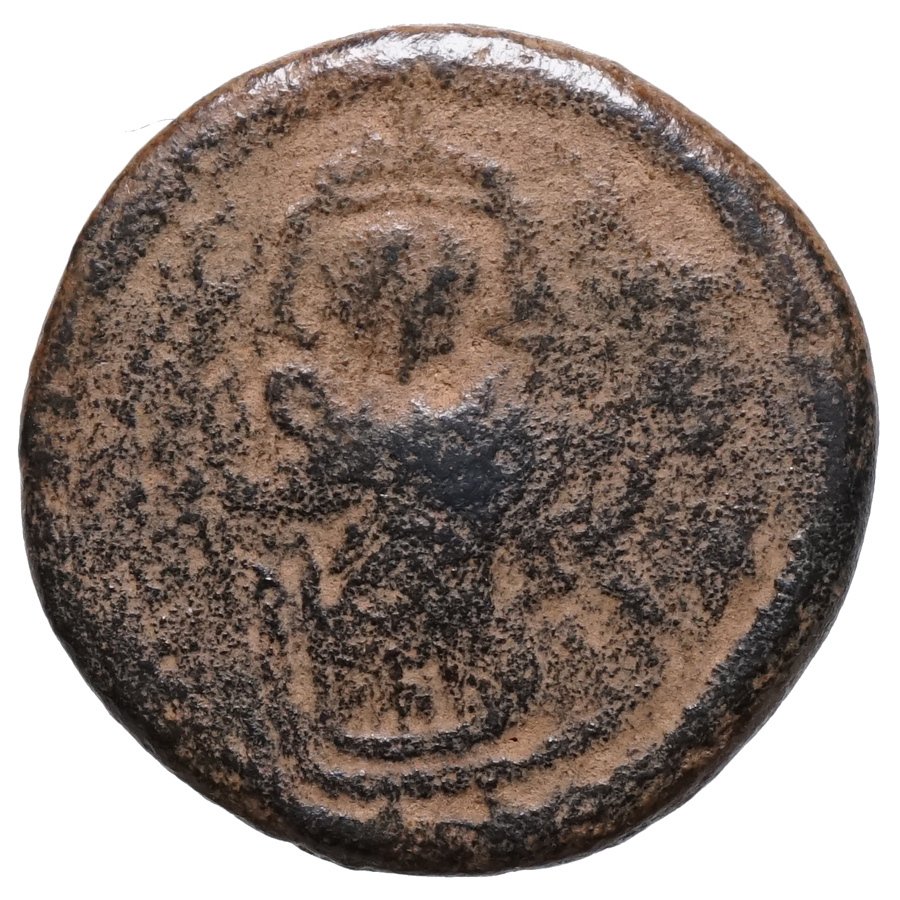 Βυζαντινή αυτοκρατορία, Αραβο-Βυζαντινός. Umayyad Caliphate. Fals Imitation. Byzantine-style. Kaiser steht frontal / m  (χωρίς τιμή ασφαλείας) #1.0