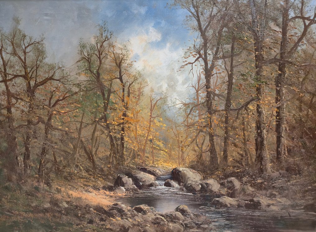 Günter Seekatz (1928) - Herbstlandschaft mit Waldstrom #1.0