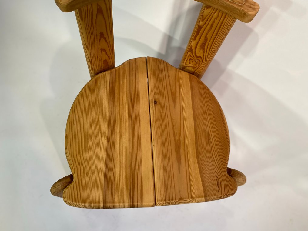 Καρέκλα - Ξύλο πεύκου - Κομψή καρέκλα από ακατέργαστο ξύλο #2.1