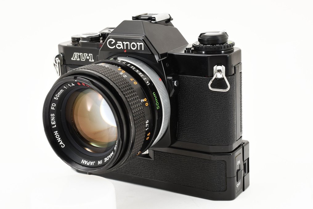 Canon AV-1 + Power Winder A + FD 1,4/50mm S.S.C. | Αναλογική φωτογραφική μηχανή #1.0