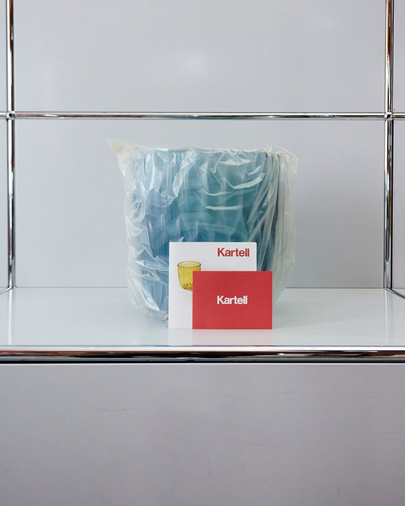 Kartell - Patricia Urquiola - 花瓶 -  果冻蓝色  - PMMA #2.1