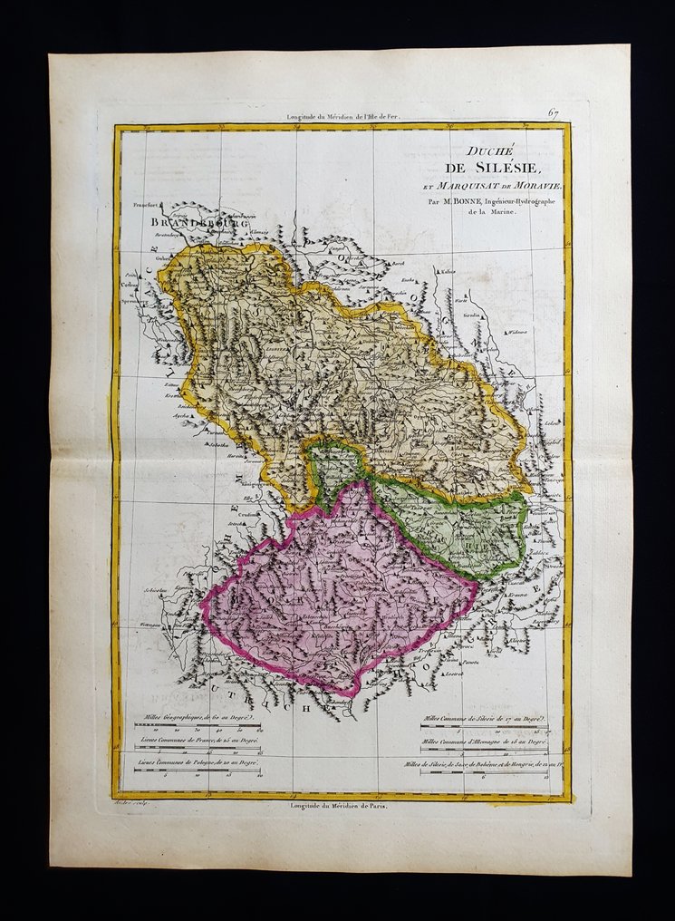 Ευρώπη - Πολωνία / Τσεχική Δημοκρατία / Σιλεσία / Λιθουανία / Βίλνιους / Βαρσοβία / Μπρνο / Μοραβία; Desmarest & Bonne - Duchè de Silesie et Marquisat de Moravie - 1781-1800 #1.0