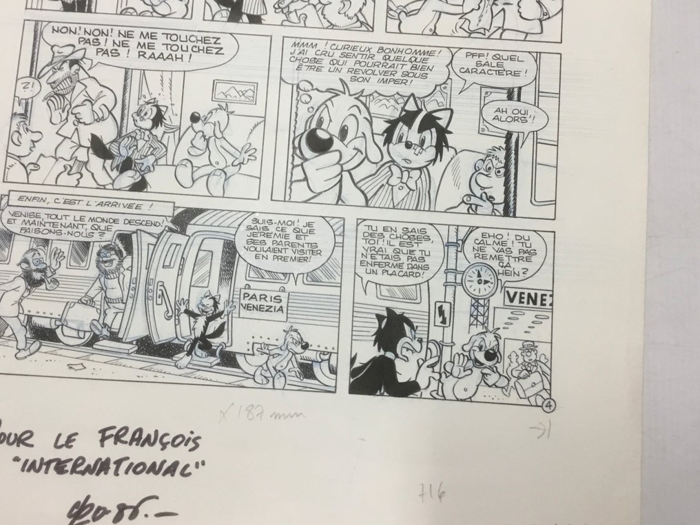 Clod - 1 Original page - Pif et Hercule - 1986 #4.3