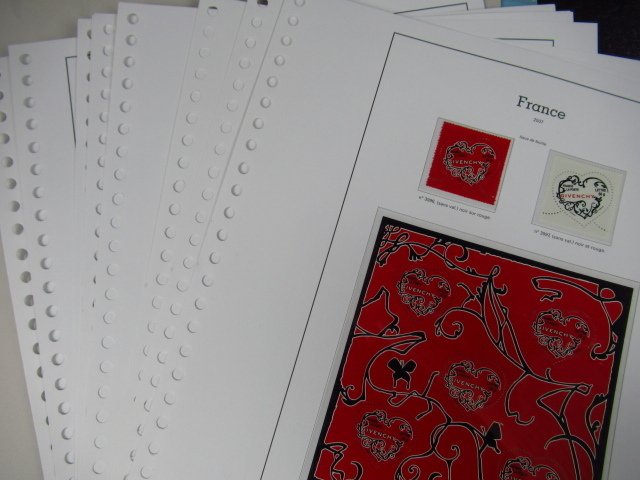 Γαλλία 2007 - Σημαντικό πρόσωπο, υπέρολη συλλογή γραμματοσήμων και μπλοκ σε φύλλα Yvert και Tellier. #1.0