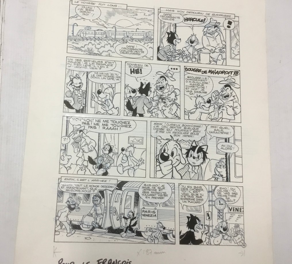 Clod - 1 Original page - Pif et Hercule - 1986 #2.1