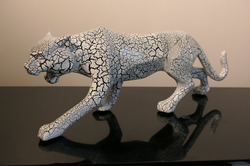 Rich'ART - Panthère version blanc crackle #1.0