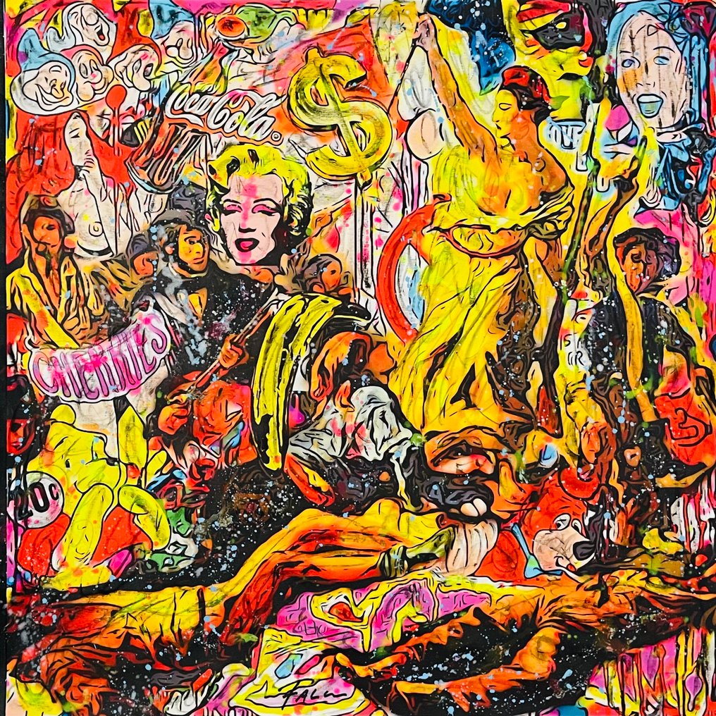 Joaquim Falco - DELACROIX AND GERICAULT POP XL #1.0