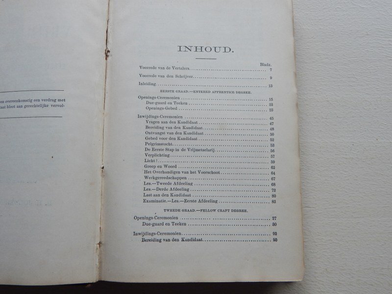 Ronayne - Handboek der Vrijmetselarij  geïllustreerd zeldzame Nederlandse uitgave - 1879 #1.0