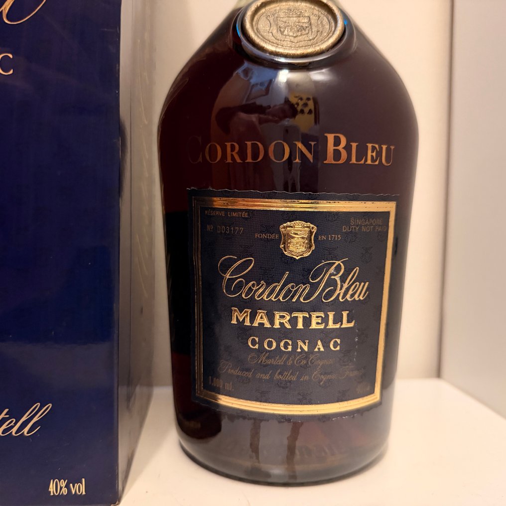 Martell - Cordon Bleu - b. Lata 80. - 1 litr #1.0