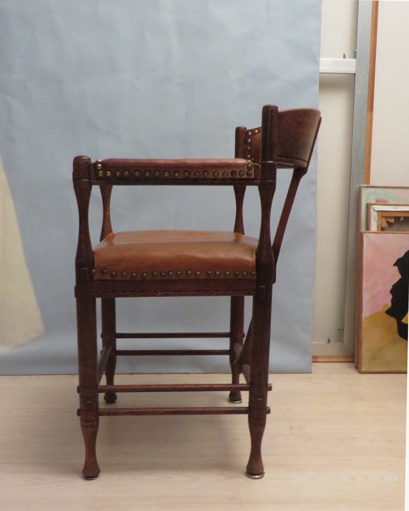 Karel Petrus Cornelis de Bazel - K.P.C. de Bazel - Καρέκλα - Ξύλο, Δέρμα #2.1