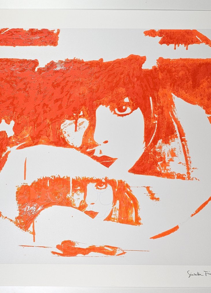 Giosetta Fioroni (1932) - Doppio Liberty Orange #3.2