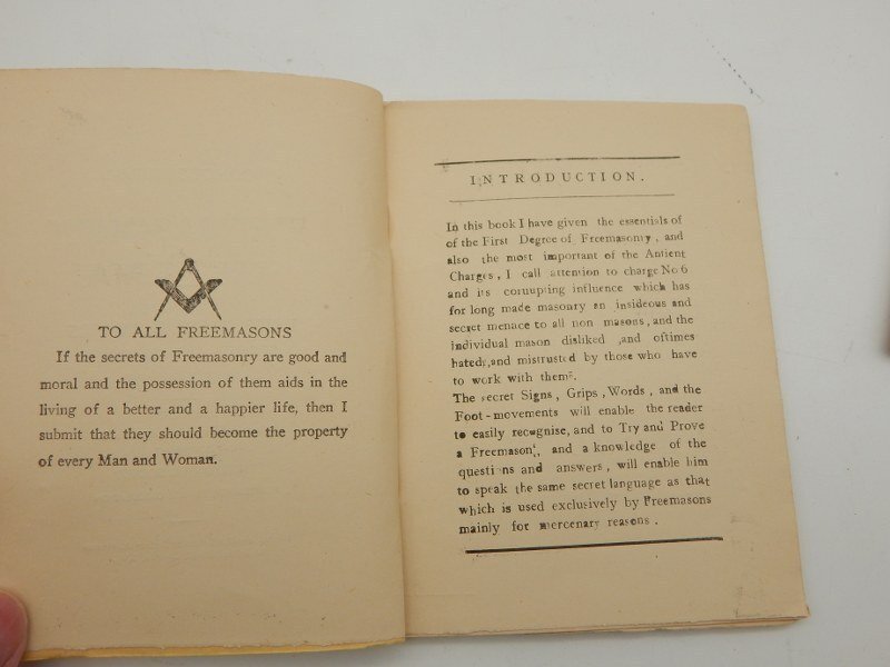 diverse auteurs - masonic small books, ritual and vade mecum - 1942 #2.1