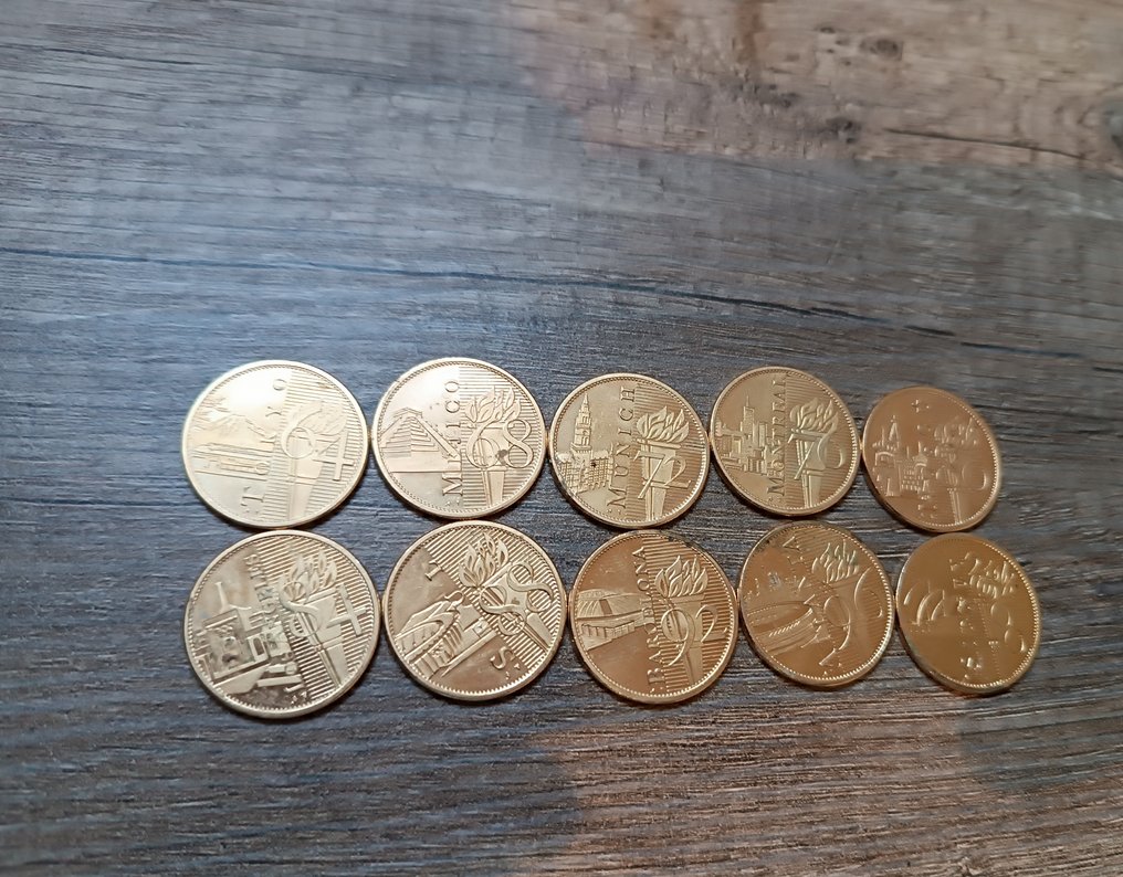 Samling af guldmønter Olympiske lege 1964-2000 #1.0