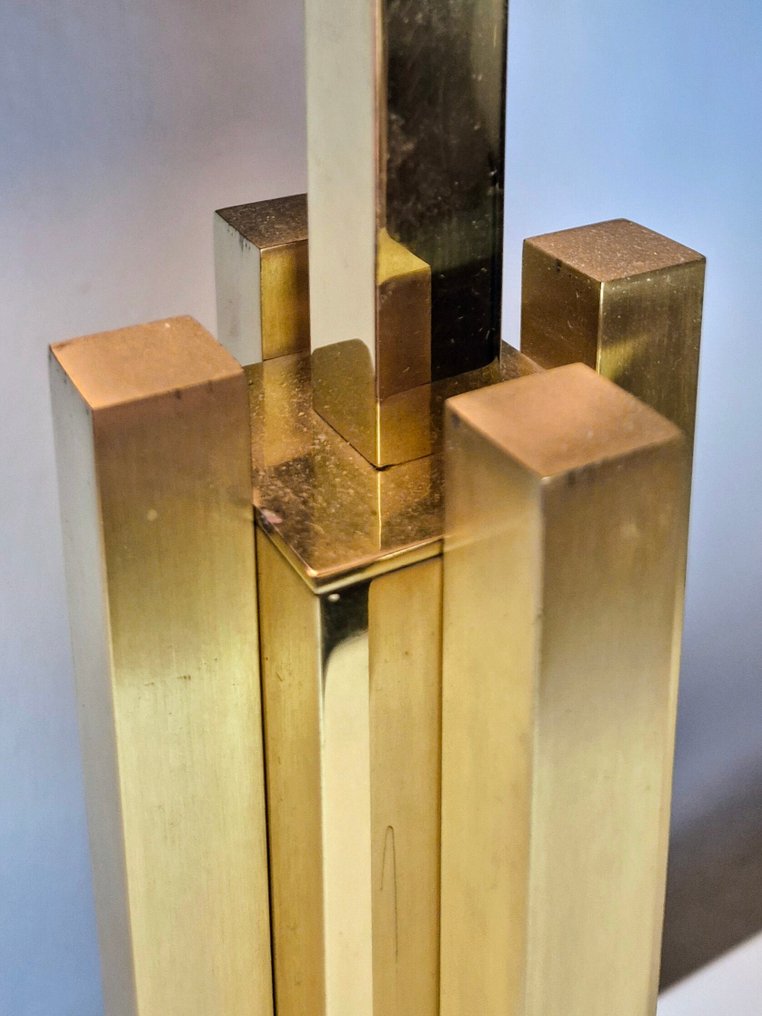 檯燈 - HERDA - Gebroeders Daniels - 稀有的摩天大楼灯 - 61 厘米 - 黃銅 #2.1