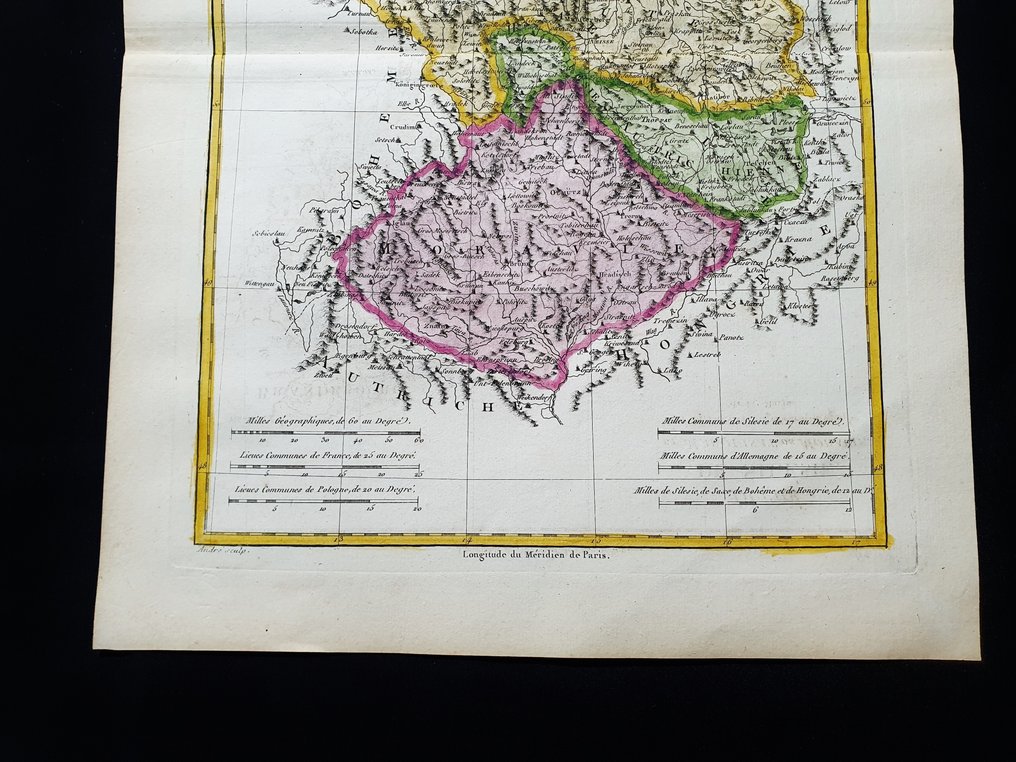 Ευρώπη - Πολωνία / Τσεχική Δημοκρατία / Σιλεσία / Λιθουανία / Βίλνιους / Βαρσοβία / Μπρνο / Μοραβία; Desmarest & Bonne - Duchè de Silesie et Marquisat de Moravie - 1781-1800 #3.2