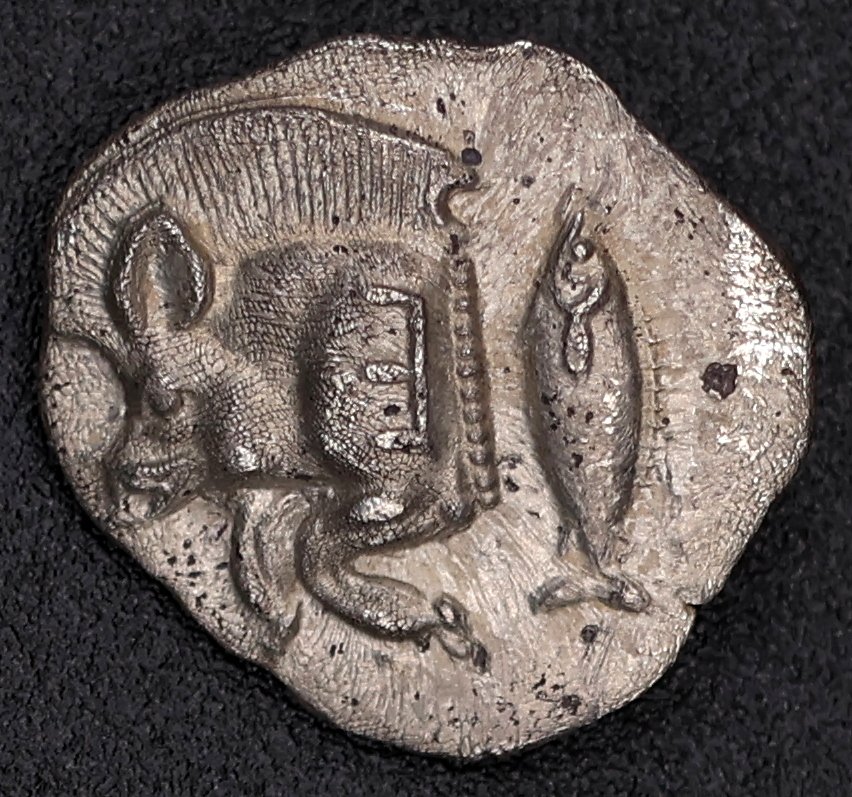 Misia, Cícico Obol Circa 450–400 v. Chr. #1.0