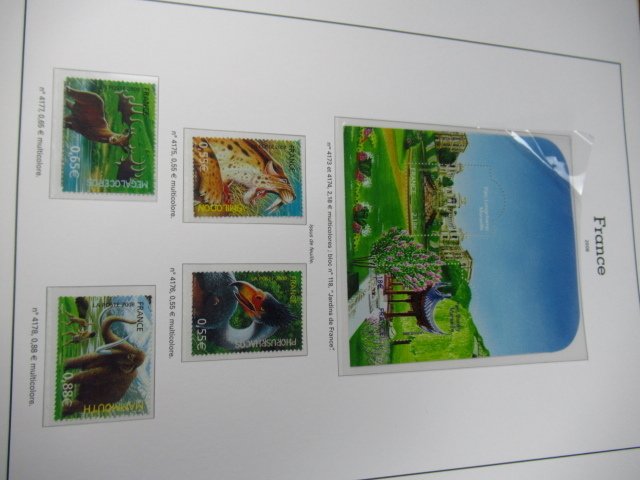 法国 2008 - 重要的面值，Yvert et Tellier 纸张中的邮票和邮票块收藏精彩绝伦。 #4.3