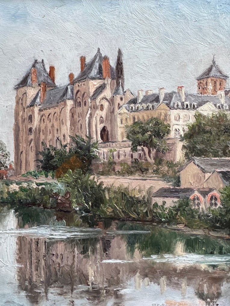 Scuola francese (XX) - Abdij van Solesmes #1.0