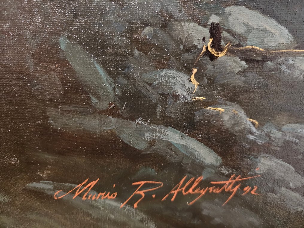 Mario Allegretti (1945) - Notturno sul mare #2.1