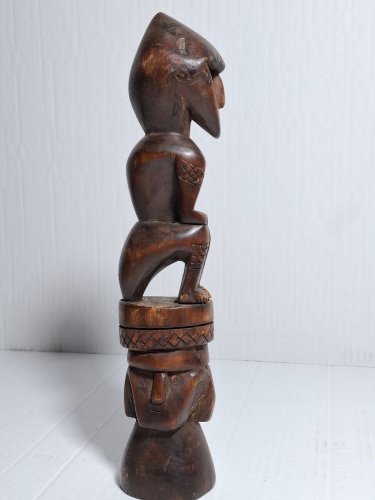 Αγαλματίδιο - African Wooden Totem / Ancestral Figure – Hand Carved – 20th Century - Ξύλο #1.0