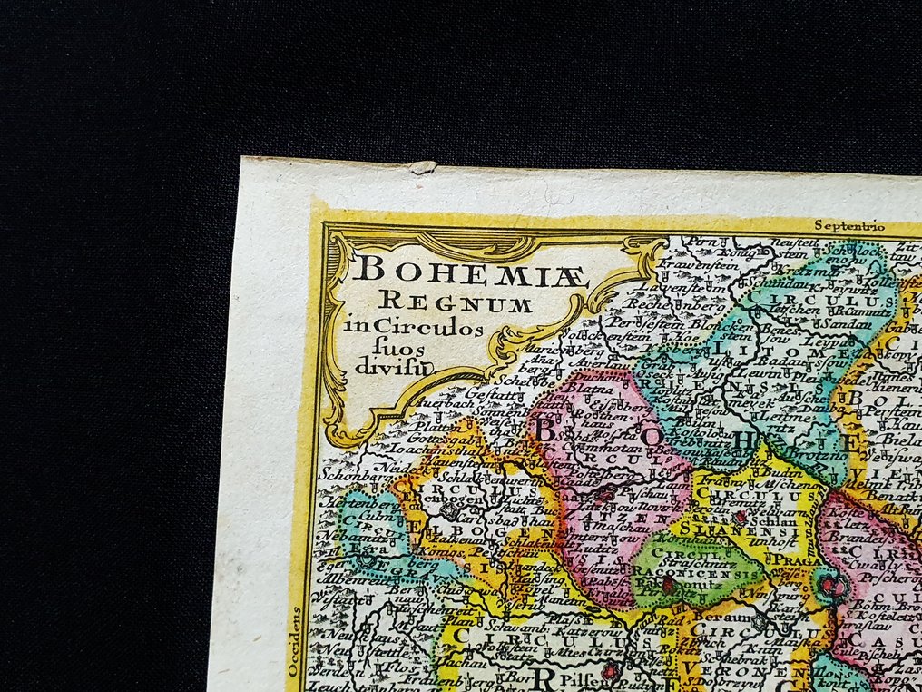 Ευρώπη - Βαλτικές περιοχές / Ανατολική Ευρώπη / Μποέμια / Τσεχική Δημοκρατία / Μπρνο / Πολωνία; Tobias Conrad Lotter - Bohemiae Regnum - 1721-1750 #4.3