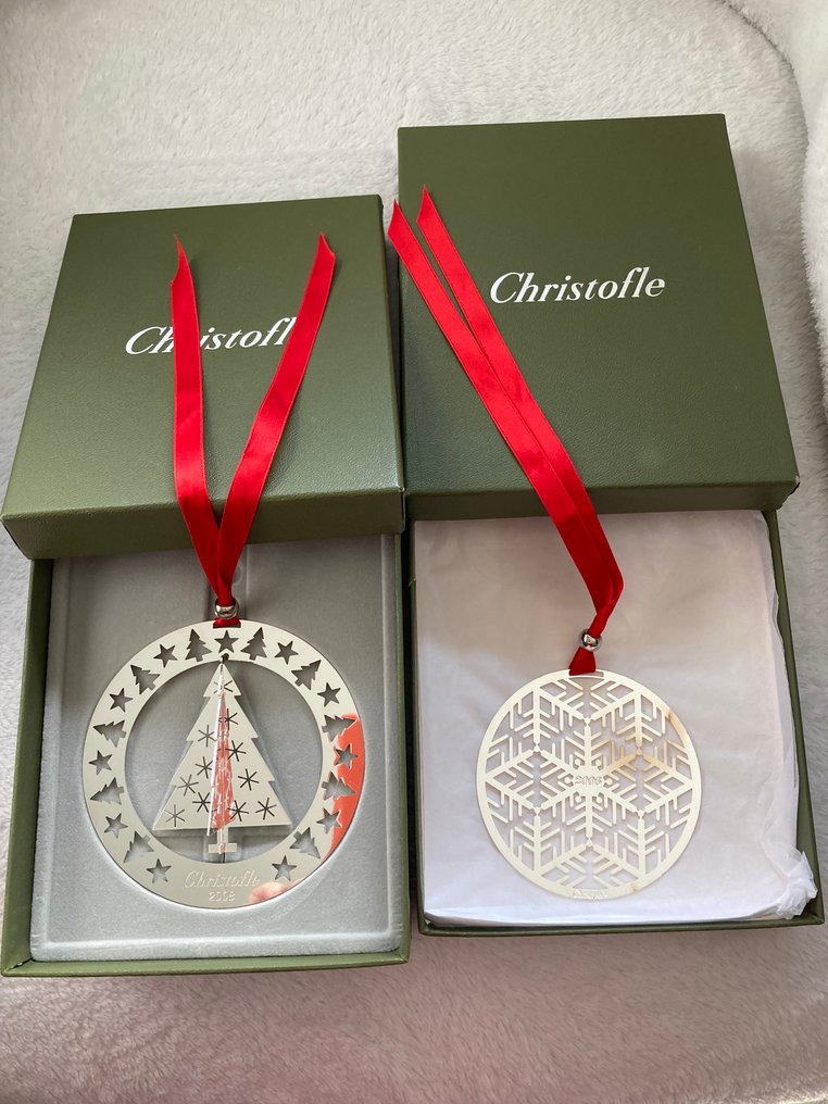 στολίδι χριστουγεννιάτικου δέντρου Christofle (2) - Επάργυρο #1.0