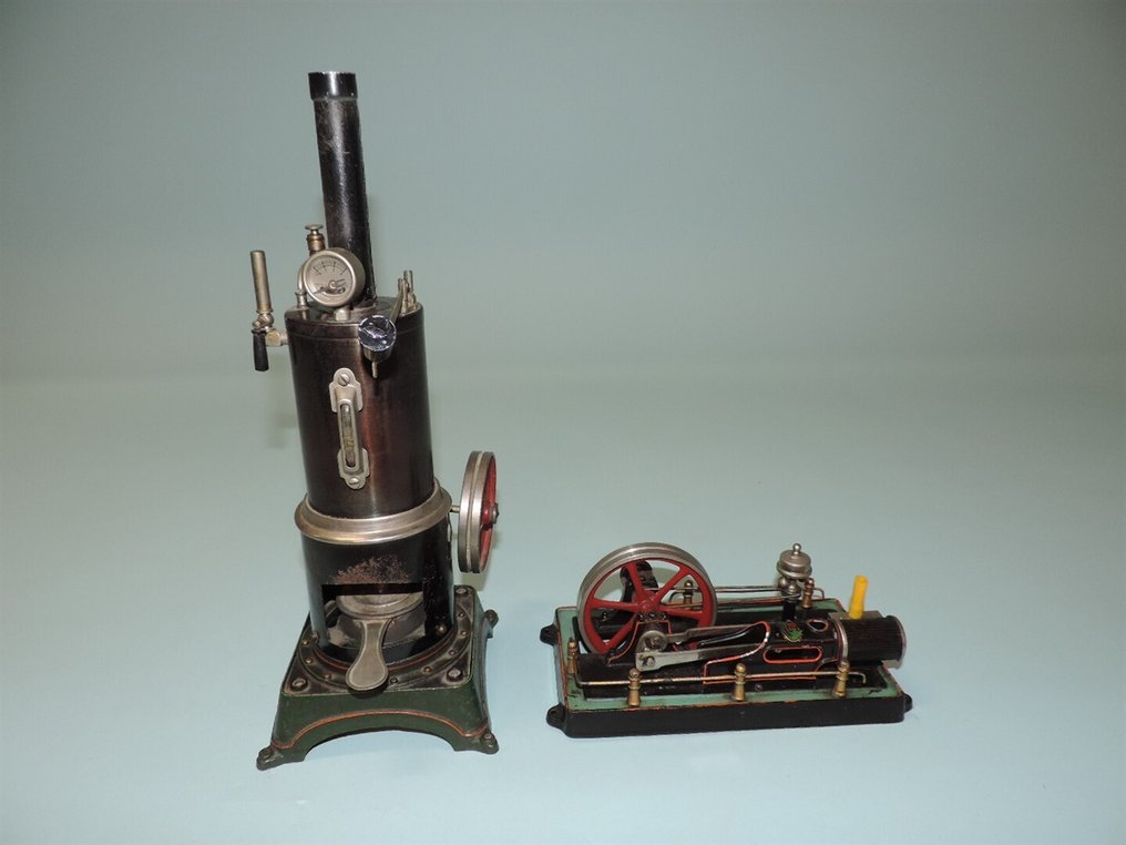 Doll & Co Germany - Bliklegetøj - stoommachine set - Tyskland #1.0