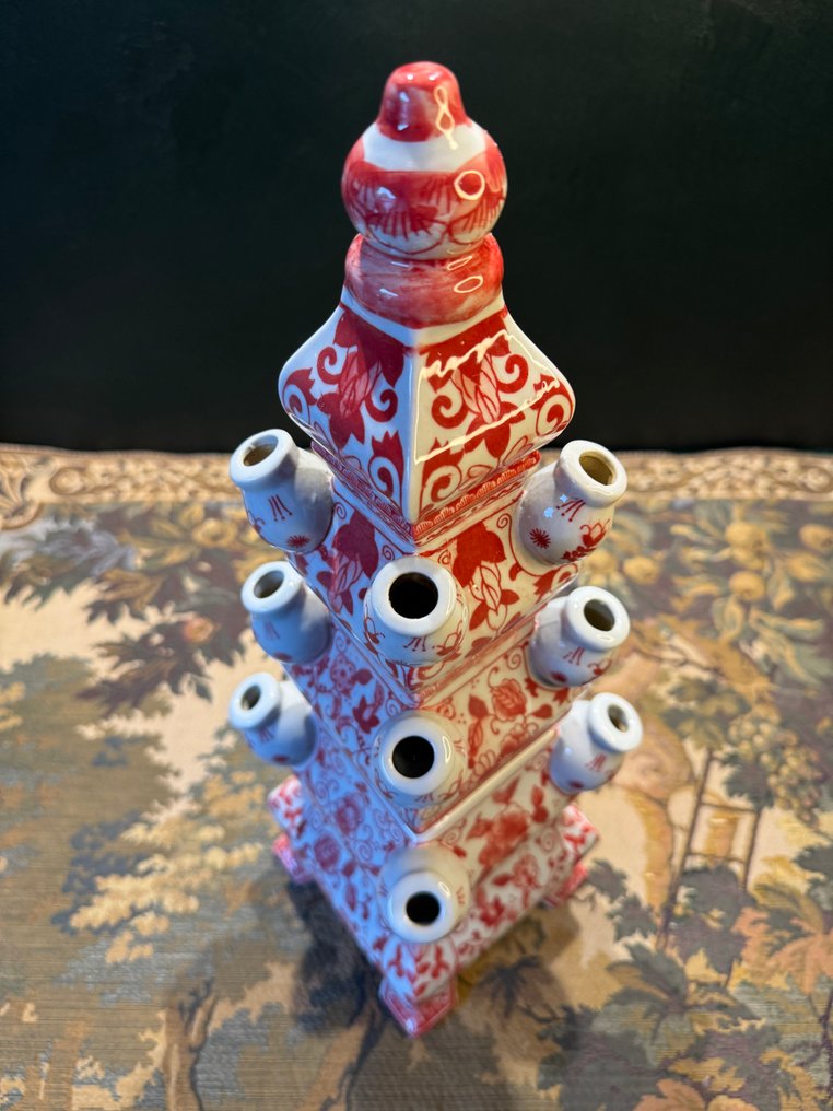 Vas  - Ceramică - Vas de lalele - Roșu antic #2.1