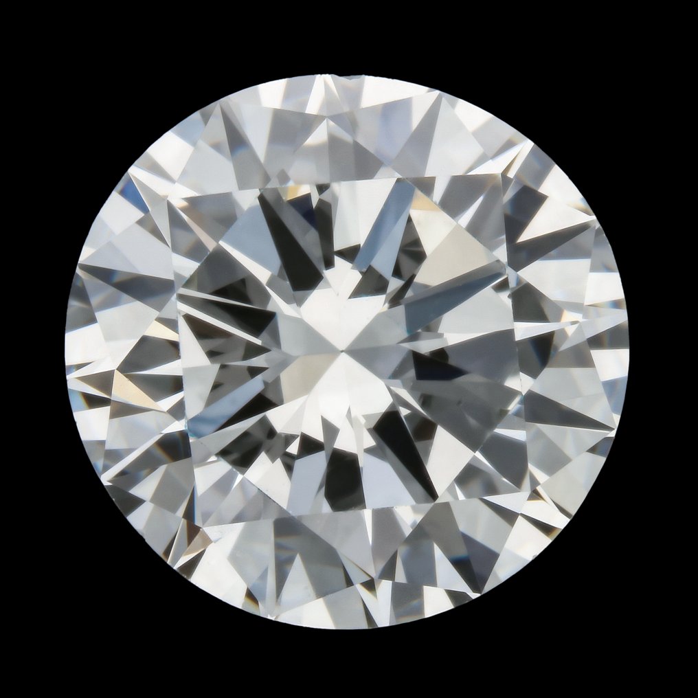 1 pcs Διαμάντι  (Φυσικό)  - 1.01 ct - Στρογγυλό - F - VS1 - HRD Αμβέρσας #1.0