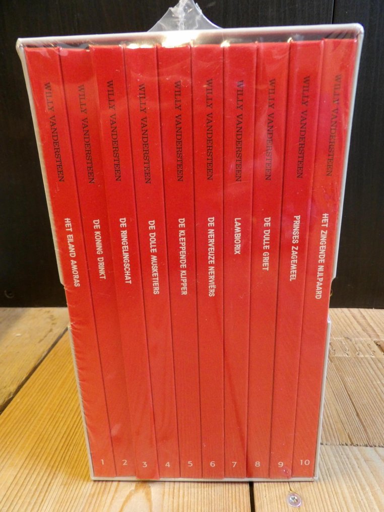 Suske en Wiske - Met Suske en Wiske terug in de geschiedenis - 1 t/m 10 in verzamelbox - 1 X-boks med 10 albums - 2010 #1.0