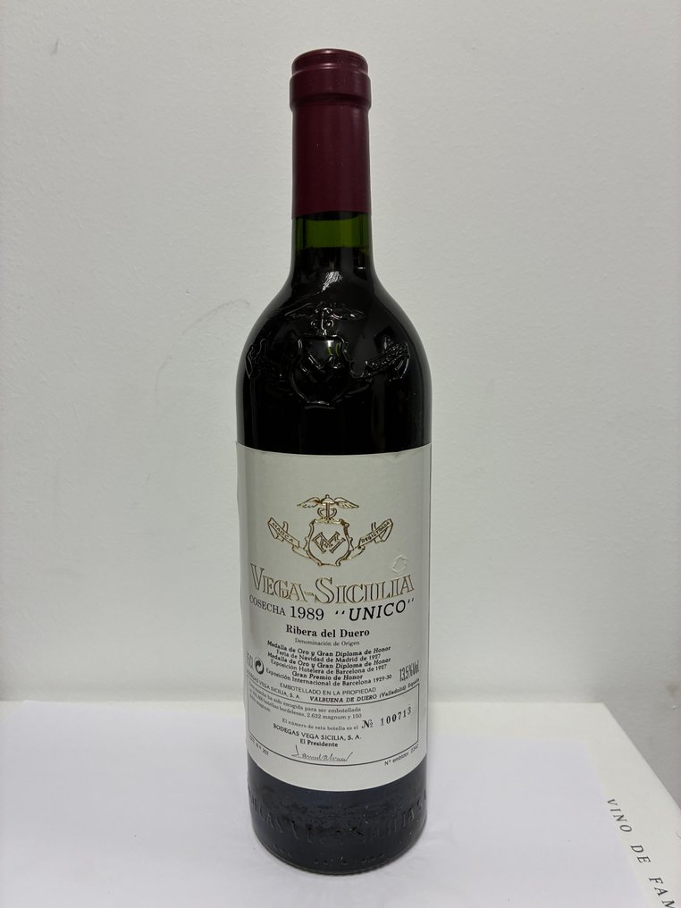 1989 Vega Sicilia Unico - Ribera del Duero Gran Reserva - 1 Flaska (0,75 l) #1.0