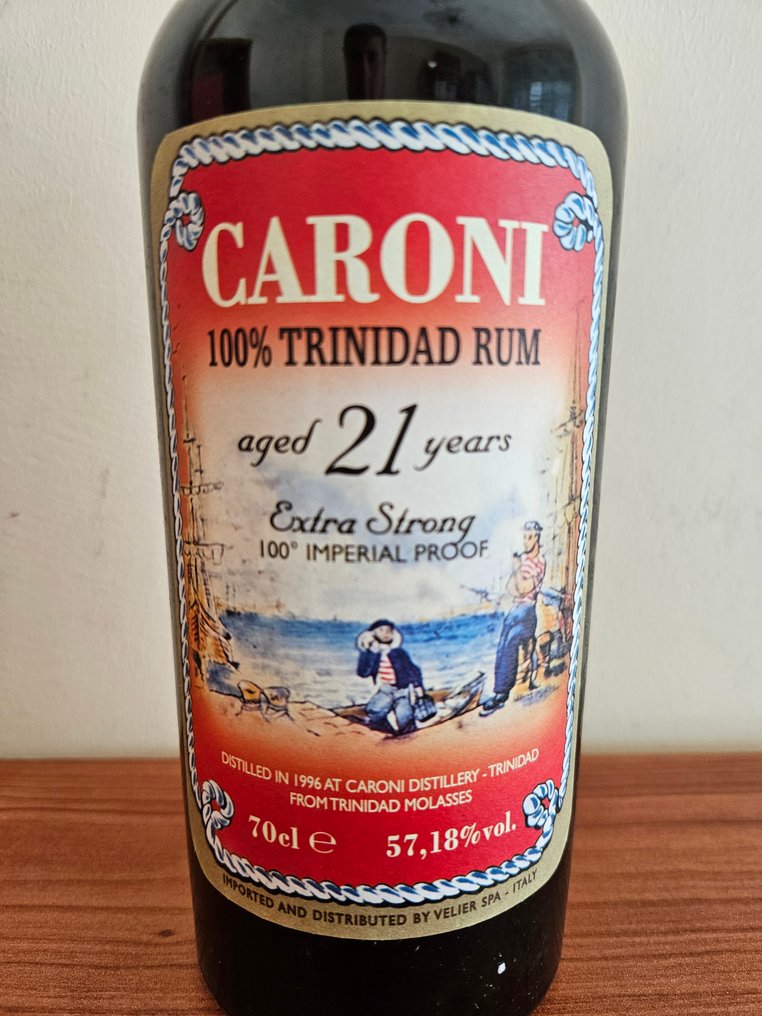 Caroni 1996 21 years old Velier - Extra Strong 100° Imperial Proof   - b. 2017  - 70cl #2.1