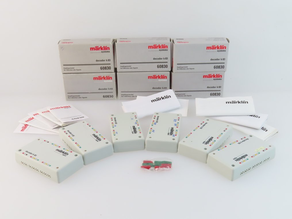 Märklin H0 - 60830 - Unidad de control digital (6) - 6x decodificadores digitales K83 #1.0