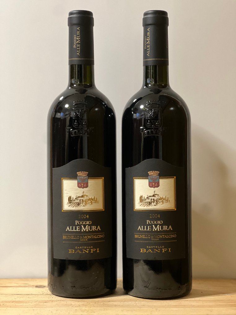 2004 Banfi Poggio alle Mura - Brunello di Montalcino - 2 Pullot (0.7 L) #1.0