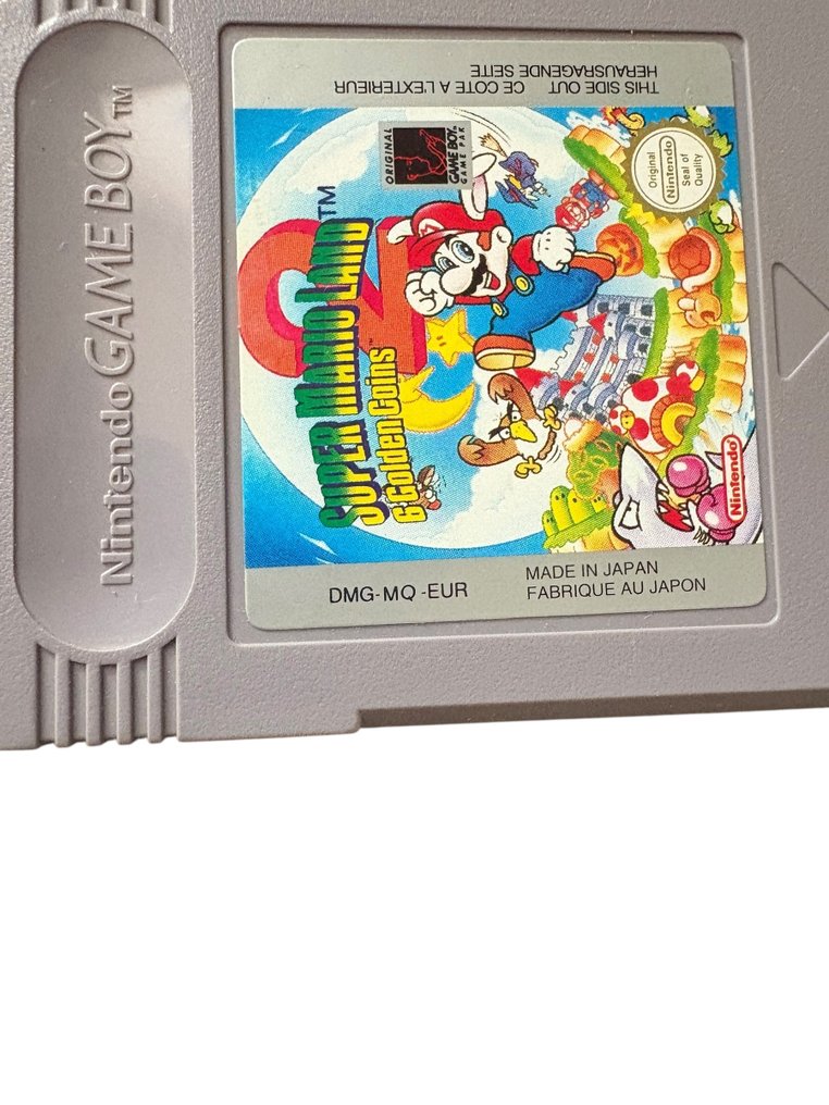 Nintendo - Gameboy Classic - Super Mario Land 2 - 6 Golden Coins - Videospill - I original eske #3.2