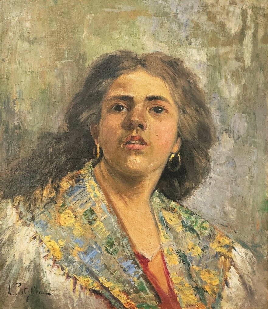 Luca Postiglione (1876 - 1936) - Popolana #1.0