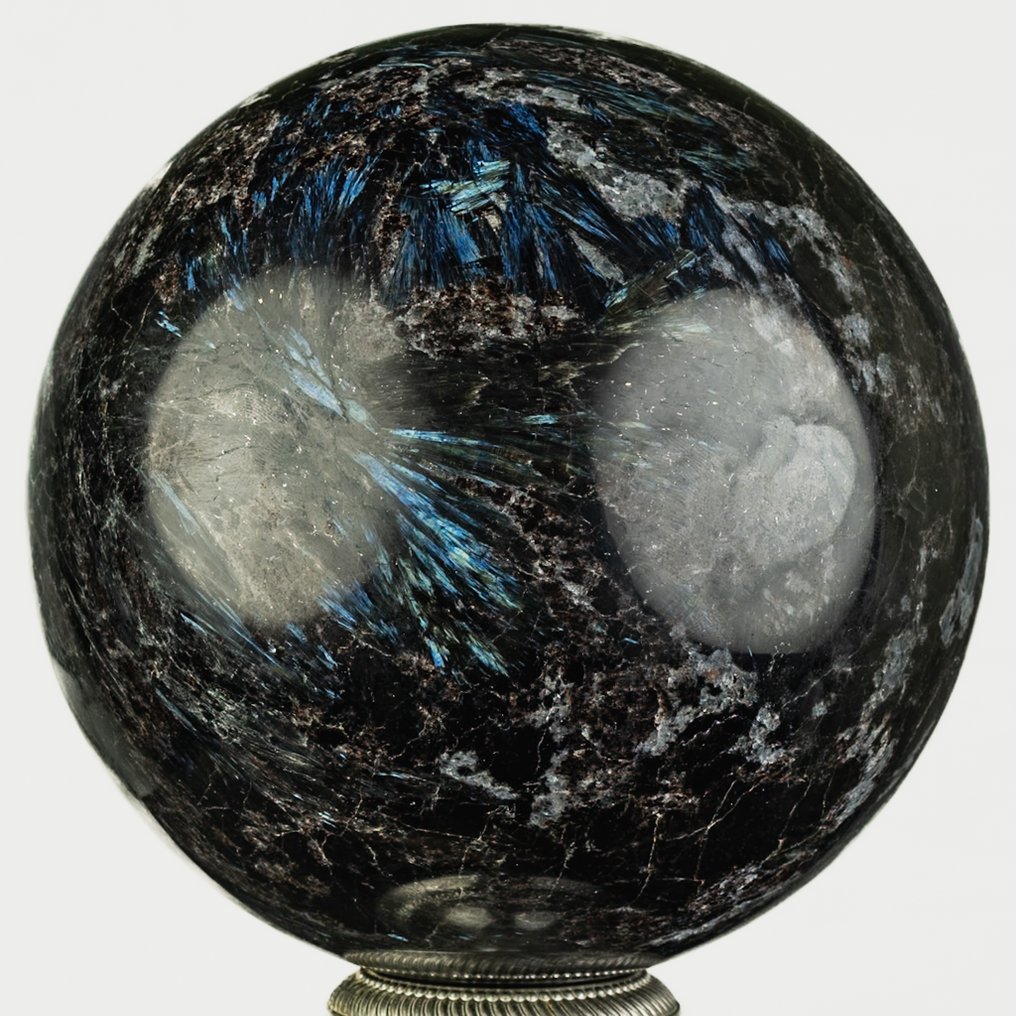 Αστροφυλλίτης Λεπτή γυαλισμένη σφαίρα από Αστροφυλλίτη - Ύψος: 15.8 cm - Πλάτος: 15.8 cm- 6408 g #1.0